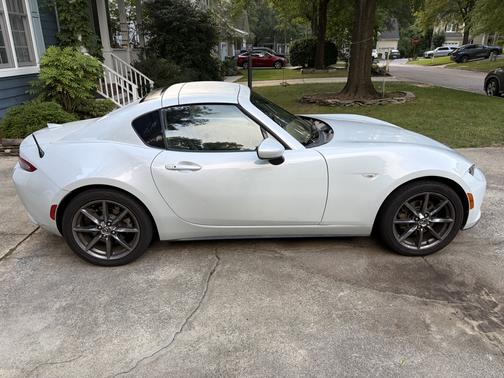 White 2017 Mazda MX-5 Miata RF Grand Touring
