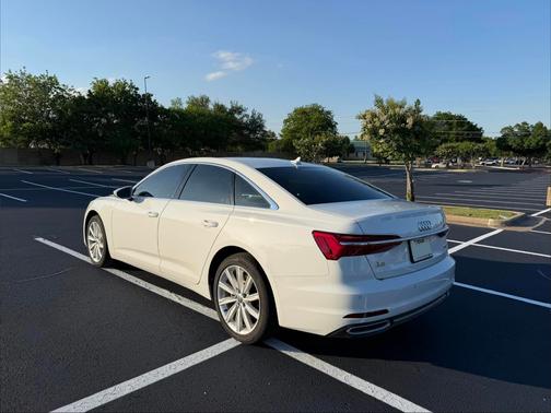 White 2019 Audi A6 45 Premium