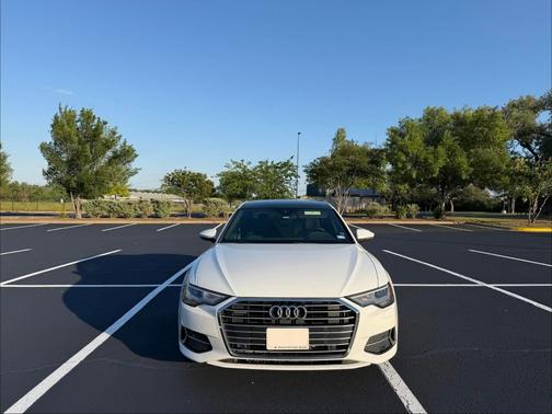 White 2019 Audi A6 45 Premium