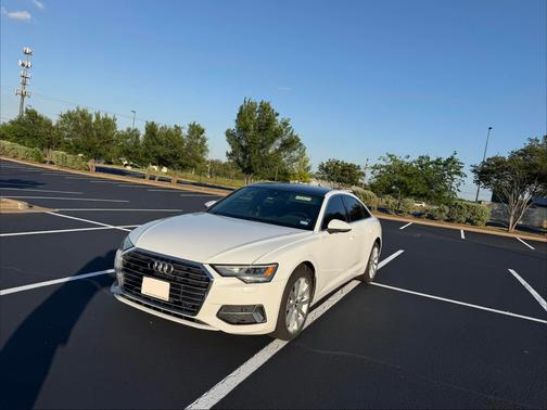 White 2019 Audi A6 45 Premium