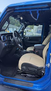 Blue 2021 Jeep Wrangler Unlimited Sahara