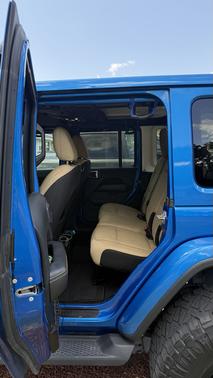 Blue 2021 Jeep Wrangler Unlimited Sahara