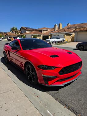 Red 2021 Ford Mustang EcoBoost