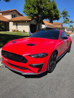 Red 2021 Ford Mustang EcoBoost