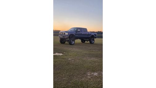 Blue 2006 Ford F-250 XL Crew Cab Super Duty