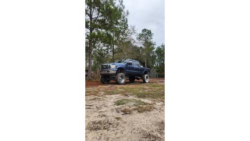 Blue 2006 Ford F-250 XL Crew Cab Super Duty