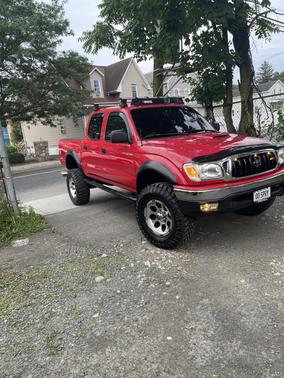 Red 2001 Toyota Tacoma Double Cab