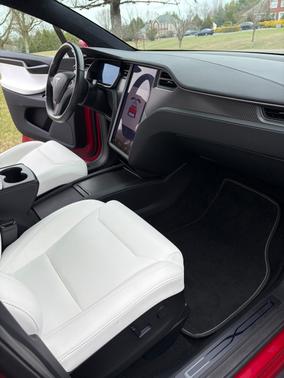 Red 2019 Tesla Model X Performance