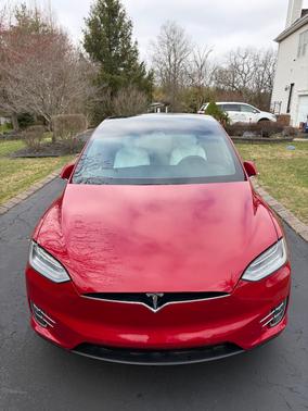 Red 2019 Tesla Model X Performance