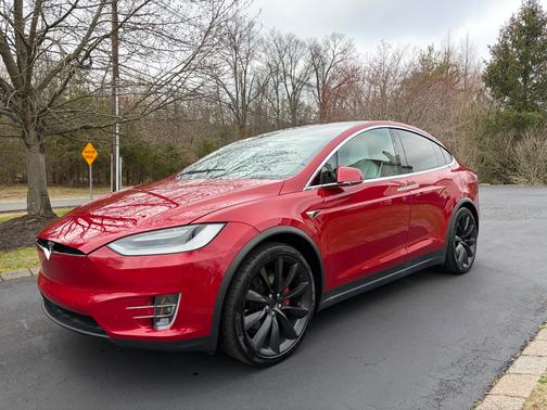 Red 2019 Tesla Model X Performance