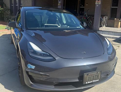 Gray 2021 Tesla Model 3 Long Range