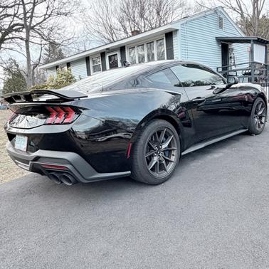 Black 2024 Ford Mustang Dark Horse