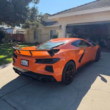 Orange 2022 Chevrolet Corvette Stingray w/1LT
