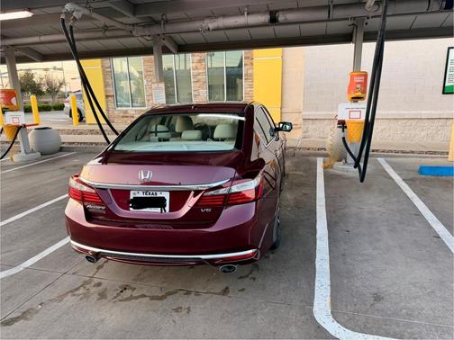 Red 2016 Honda Accord EX-L V-6