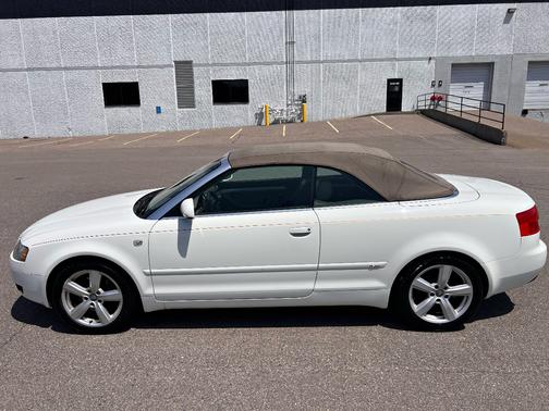 White 2005 Audi A4 3.0 Cabriolet