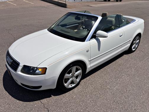 White 2005 Audi A4 3.0 Cabriolet