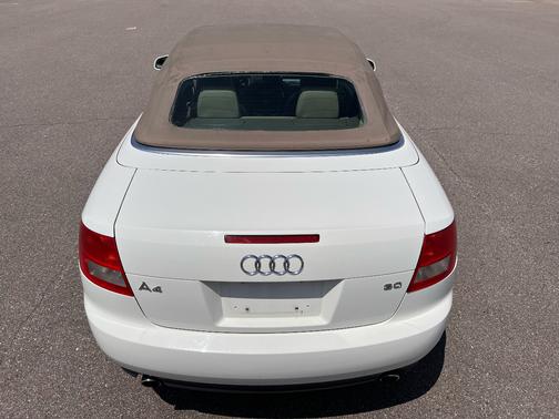 White 2005 Audi A4 3.0 Cabriolet