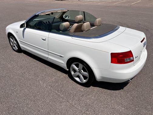 White 2005 Audi A4 3.0 Cabriolet