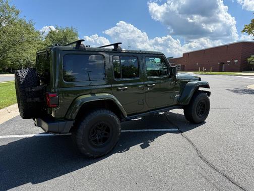 Green 2021 Jeep Wrangler Unlimited 4xe Sahara