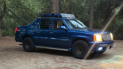 Blue 2003 Cadillac Escalade EXT Base