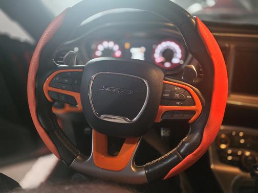 Orange 2016 Dodge Challenger SRT Hellcat