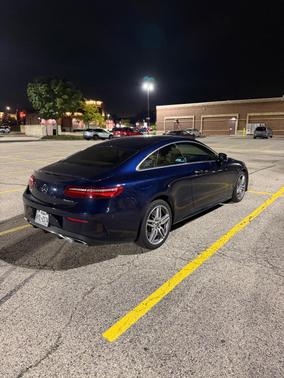 Blue 2018 Mercedes-Benz E-Class E 400 4MATIC