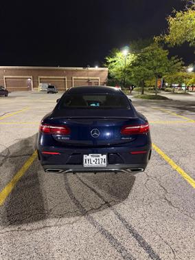 Blue 2018 Mercedes-Benz E-Class E 400 4MATIC