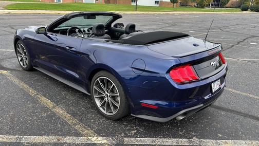 Blue 2019 Ford Mustang EcoBoost Premium