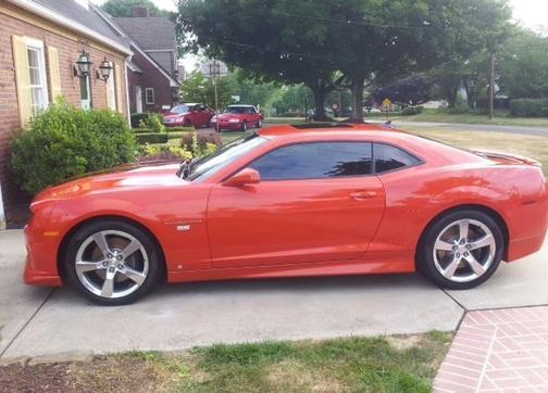 Orange 2010 Chevrolet Camaro 2SS