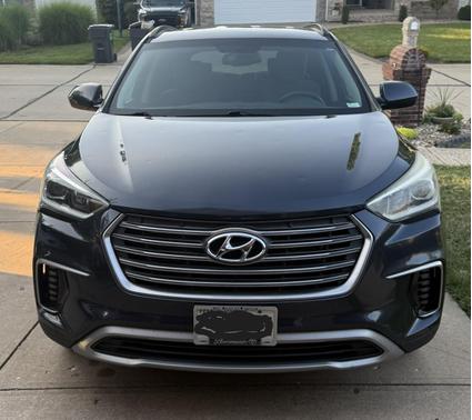 Blue 2017 Hyundai SANTA FE SE