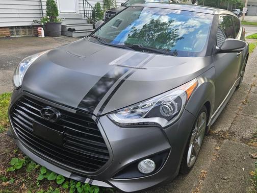 Gray 2015 Hyundai Veloster Turbo