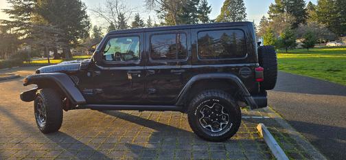 Black 2021 Jeep Wrangler Unlimited 4xe Rubicon
