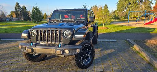 Black 2021 Jeep Wrangler Unlimited 4xe Rubicon