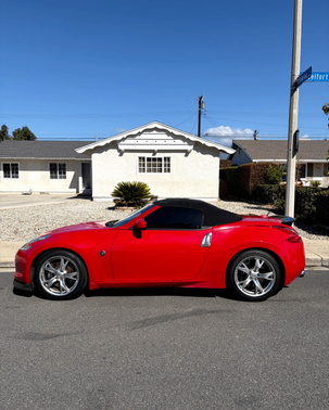 Red 2010 Nissan 370Z Touring