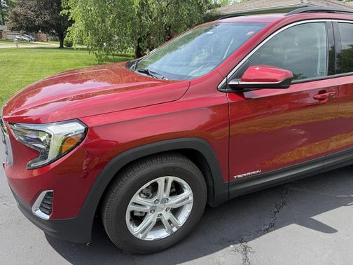 Red 2020 GMC Terrain SLE
