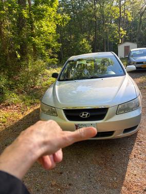Silver 2008 Hyundai SONATA GLS