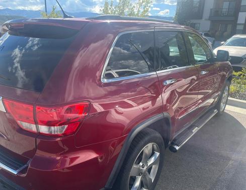 Red 2013 Jeep Grand Cherokee Overland