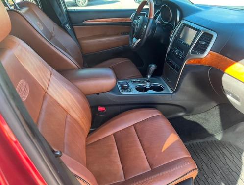 Red 2013 Jeep Grand Cherokee Overland