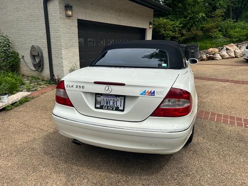 White 2008 Mercedes-Benz CLK-Class CLK 350