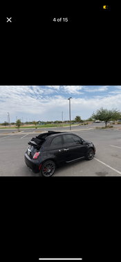Black 2015 FIAT 500C Abarth