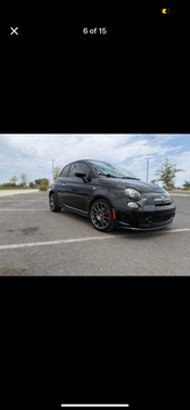 Black 2015 FIAT 500C Abarth