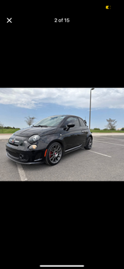 Black 2015 FIAT 500C Abarth