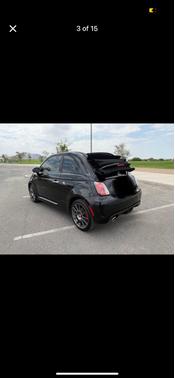 Black 2015 FIAT 500C Abarth
