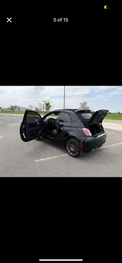 Black 2015 FIAT 500C Abarth