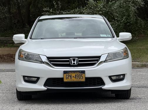 White 2014 Honda Accord EX-L