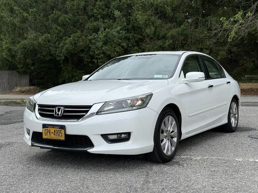 White 2014 Honda Accord EX-L