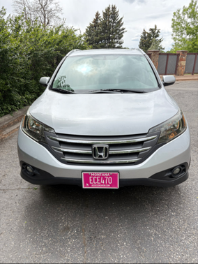 Gray 2012 Honda CR-V EX-L