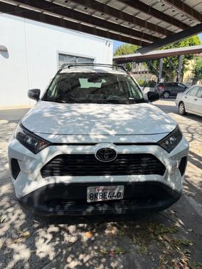 White 2019 Toyota RAV4 LE