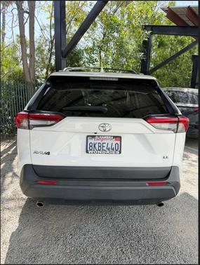 White 2019 Toyota RAV4 LE