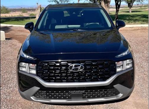 Black 2021 Hyundai SANTA FE SE